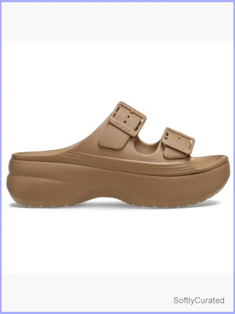 Platform Sandals with Dual Adjustable Straps & Lightweight Sole